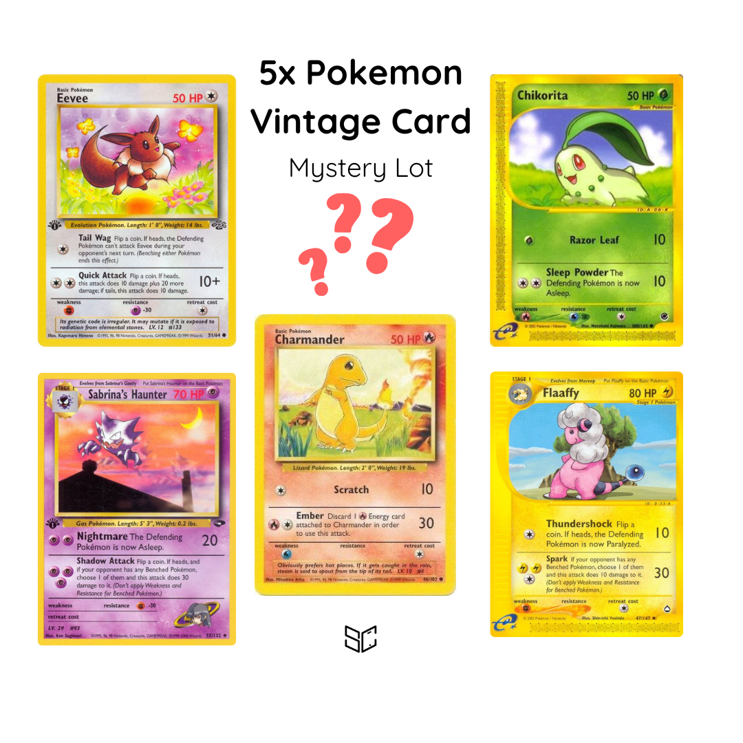 Vintage pokemon outlet cards