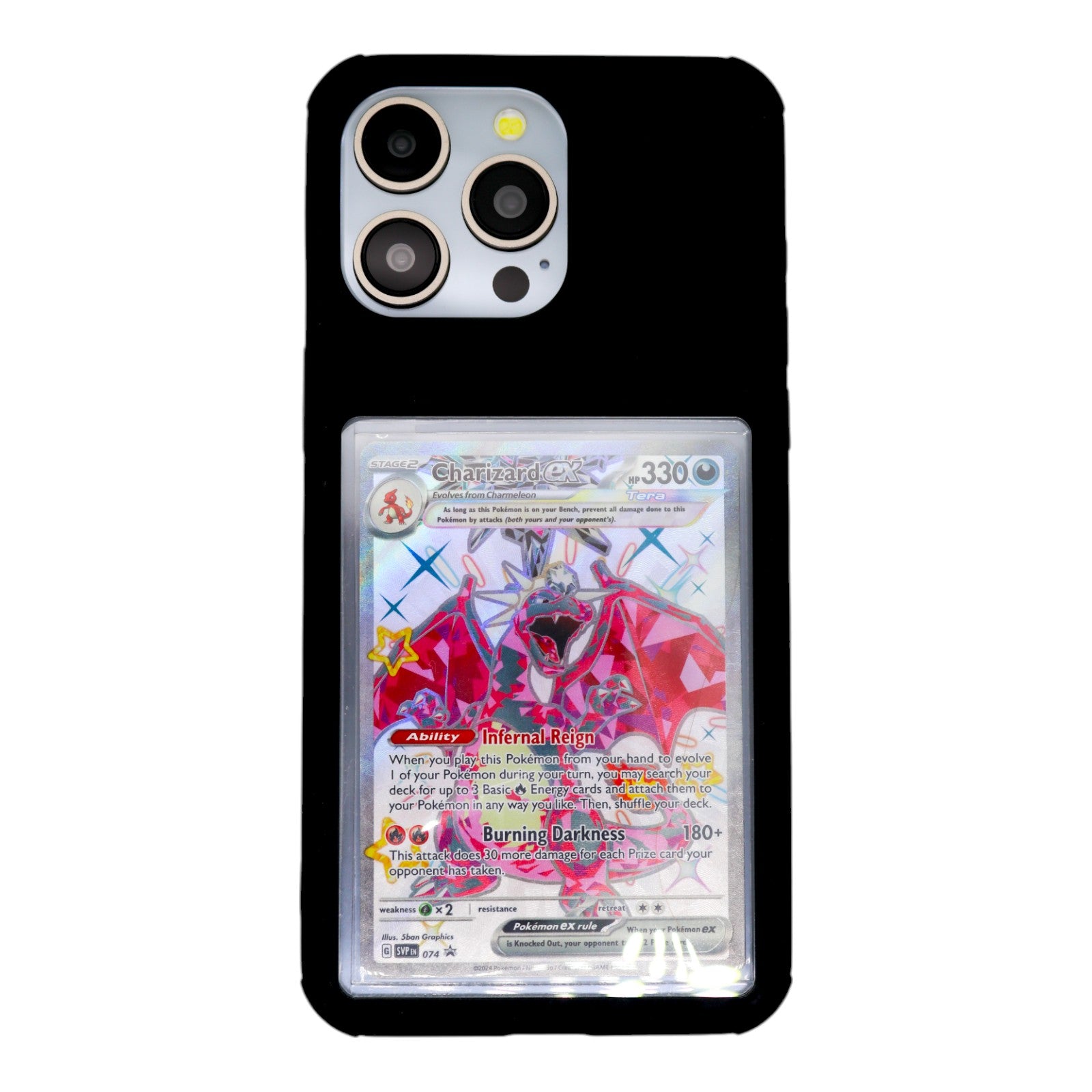 Showcased: The Trading Card Phone Case iPhone 15 Pro Max / Black
