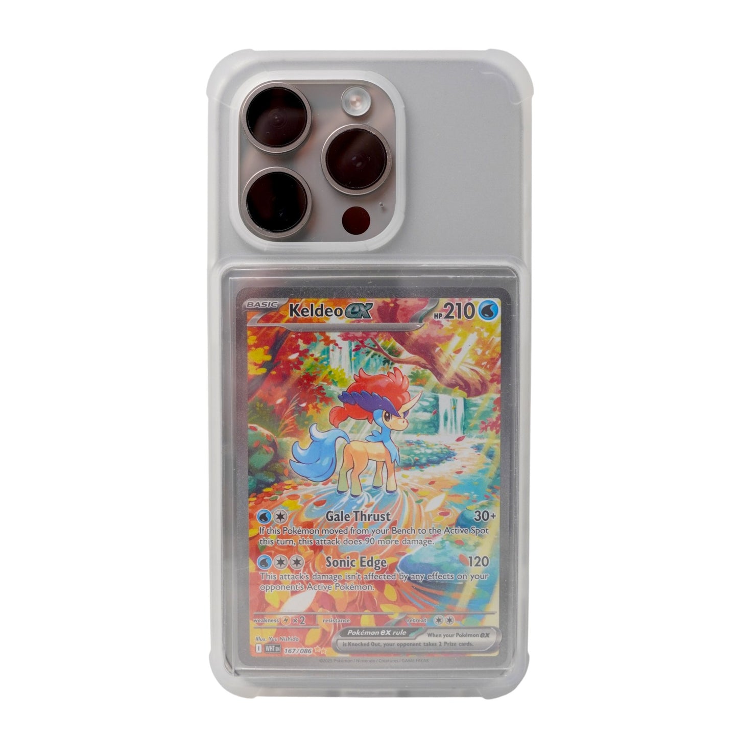 Gen 2 Premium Showcased iPhone 15 Pro, The Trading Card Phone Case