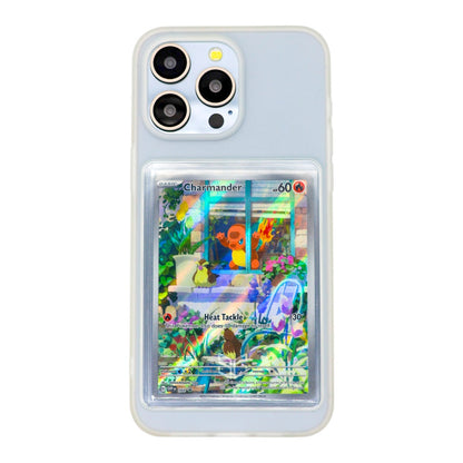 Showcased iPhone 15 Pro Max, The Trading Card Phone Case