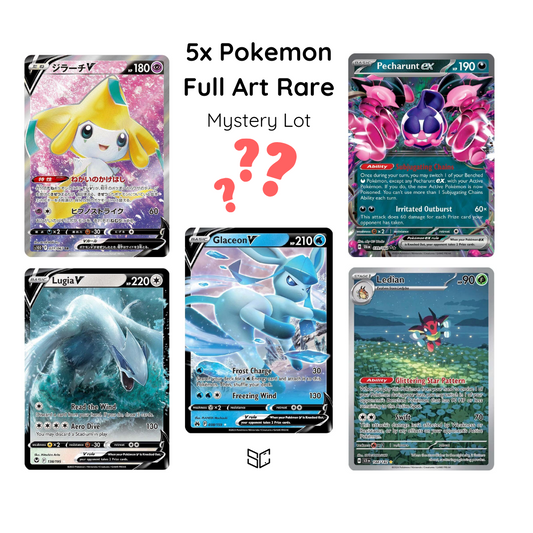 Mystery Lot: 5 Full Art Cards (Ultra Rare+) | 100% Authentic