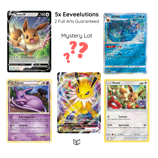 5 Eeveelutions Cards