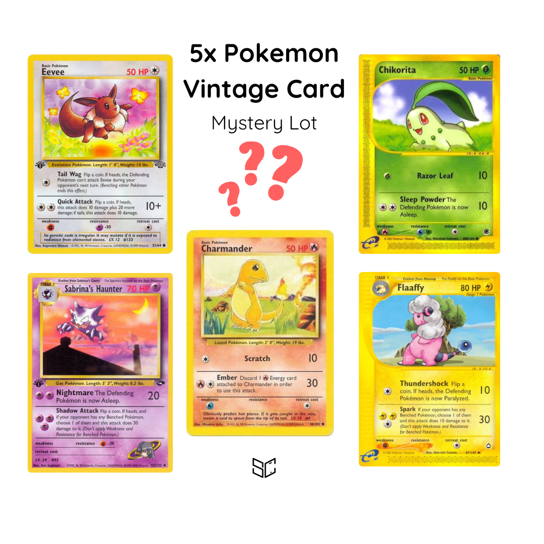 5 Vintage Cards 5 Vintage Cards