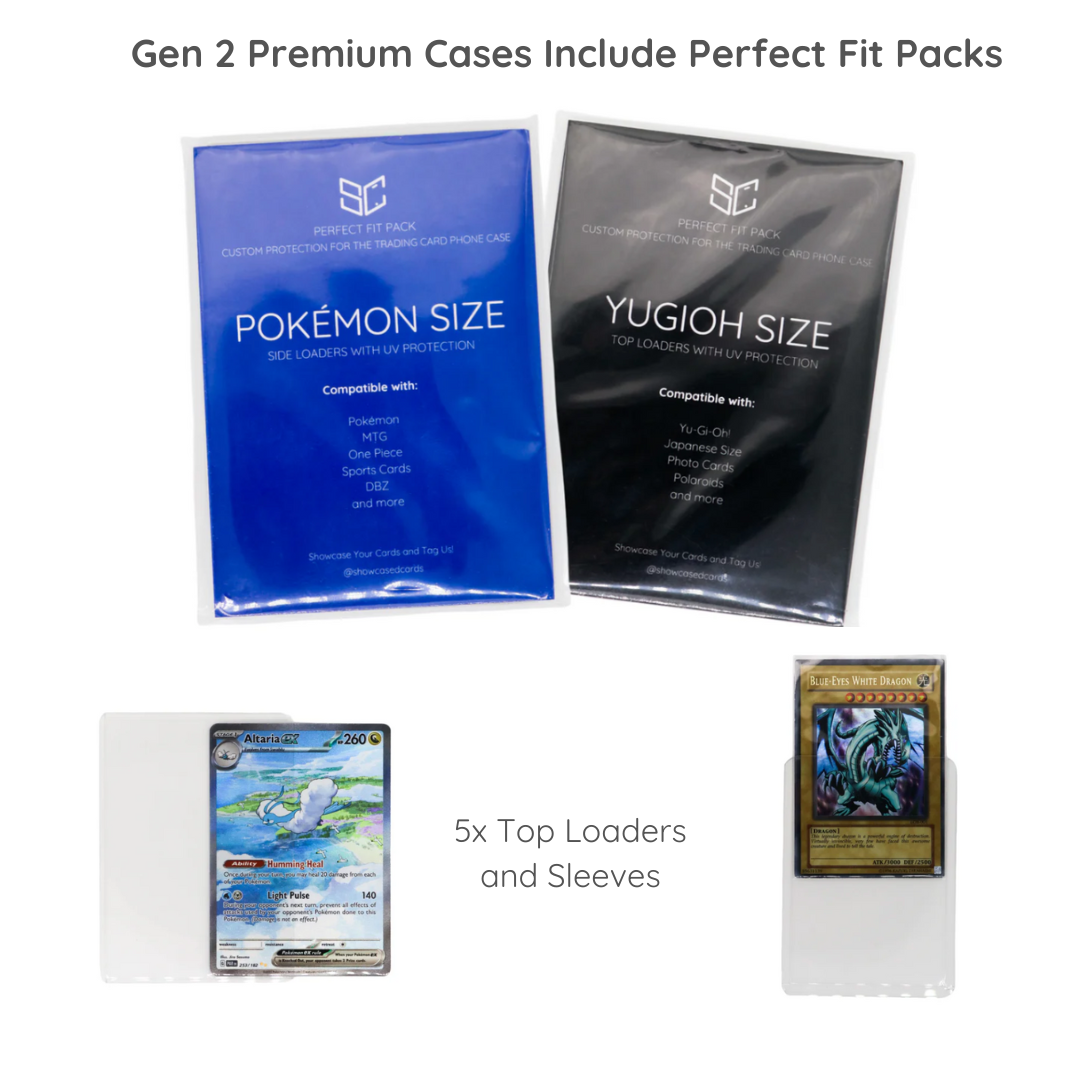 Gen 2 Premium Showcased iPhone 14, The Trading Card Phone Case