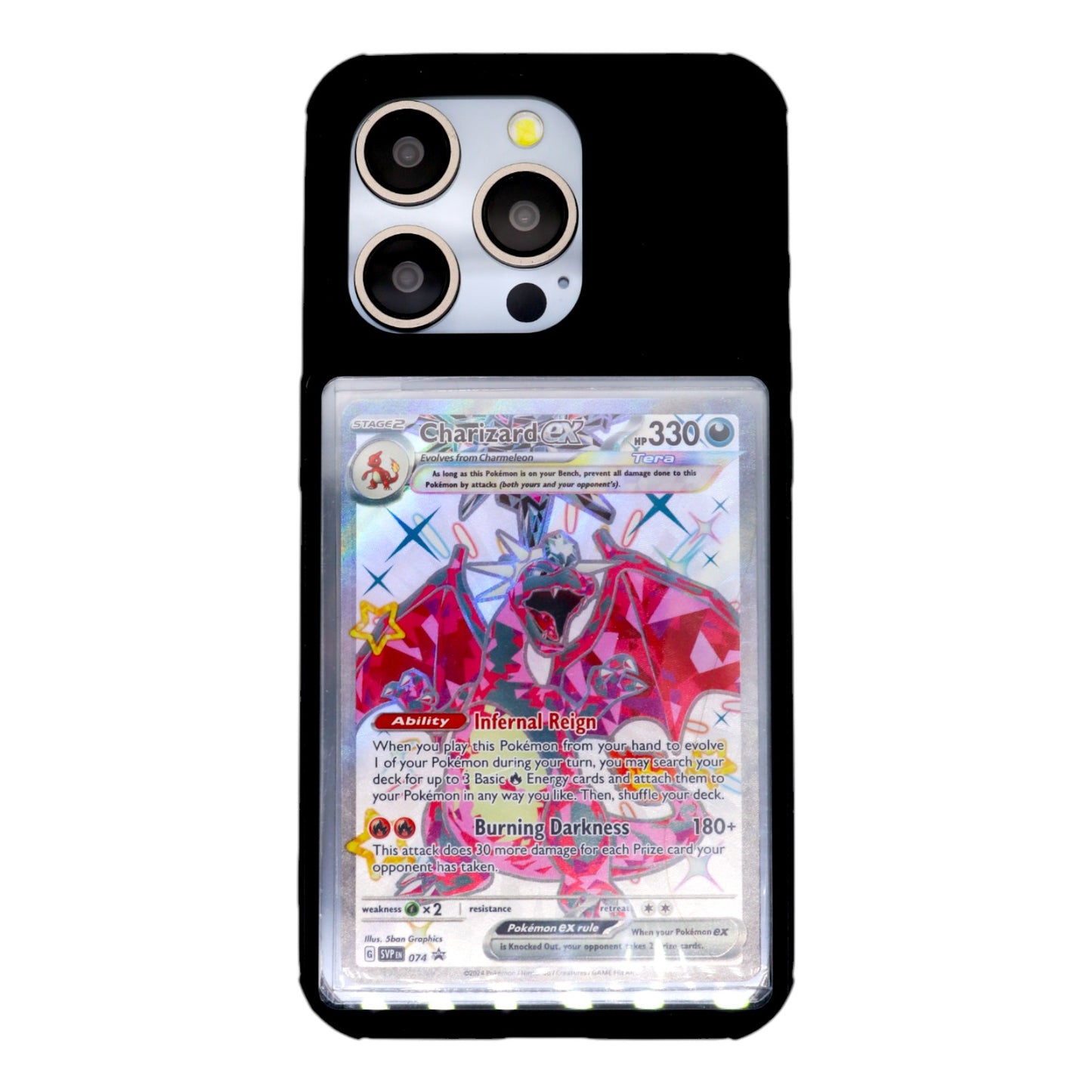 Showcased iPhone 16 Pro, The Trading Card Phone Case | Bumper Case