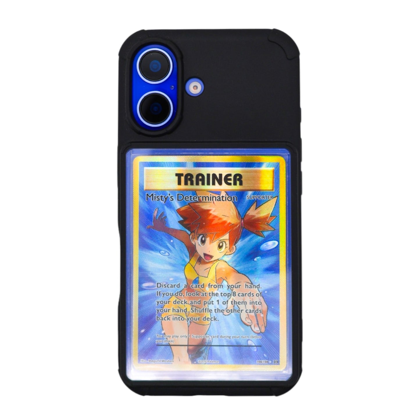 Showcased: The Trading Card Phone Case iPhone 16 / Frost-Clear (Backorder - ships 2-3 months) Showcased: The Trading Card Phone Case iPhone 16 / Frost-Clear (Backorder - ships 2-3 months)