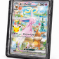 SHOWCASED® Gem MagSafe trading card display in Onyx black, holding a trading card