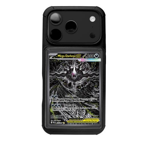 SHOWCASED® Fits iPhone 18/17 Pro Max trading card phone case in Black