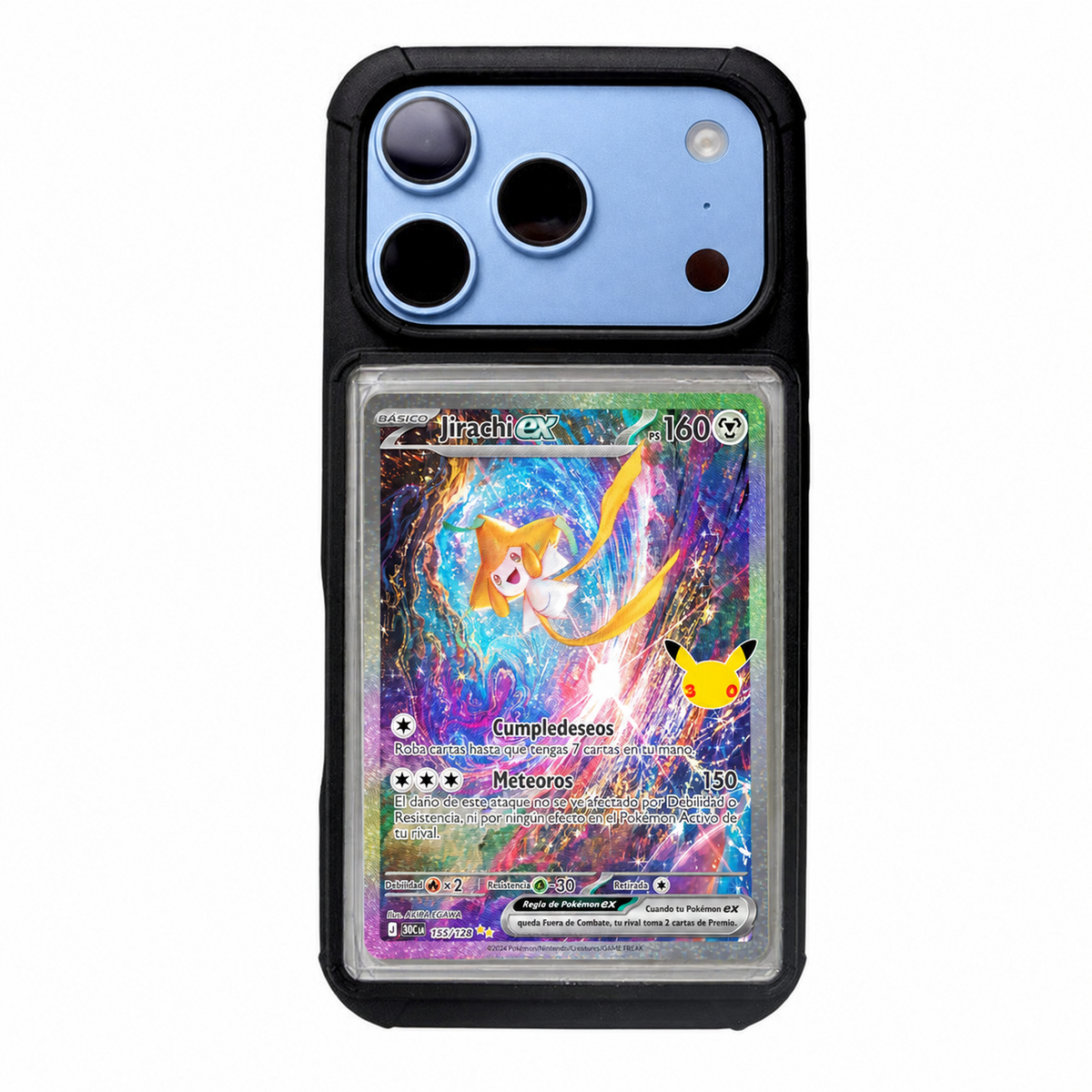 SHOWCASED® Gen 2 Premium iPhone 18 Pro Max trading card phone case in Black