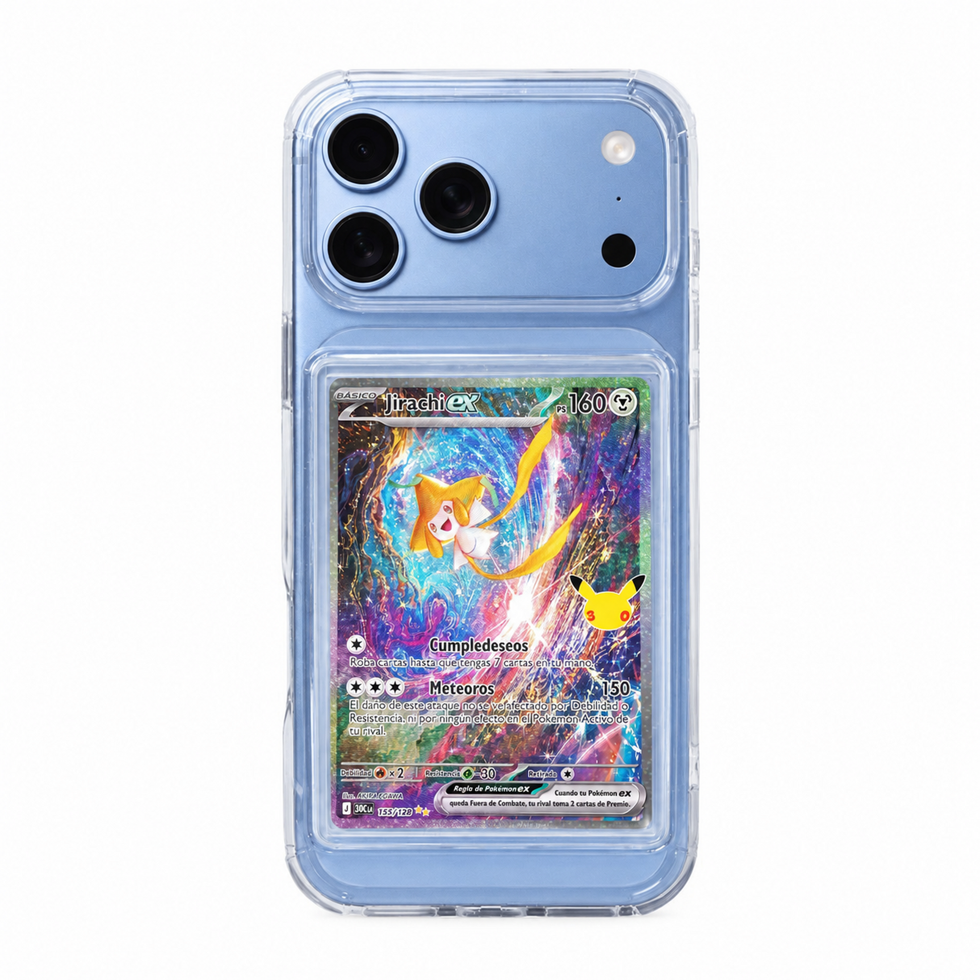 SHOWCASED® Signature Series iPhone 18 Pro Max trading card phone case in Crystal Clear