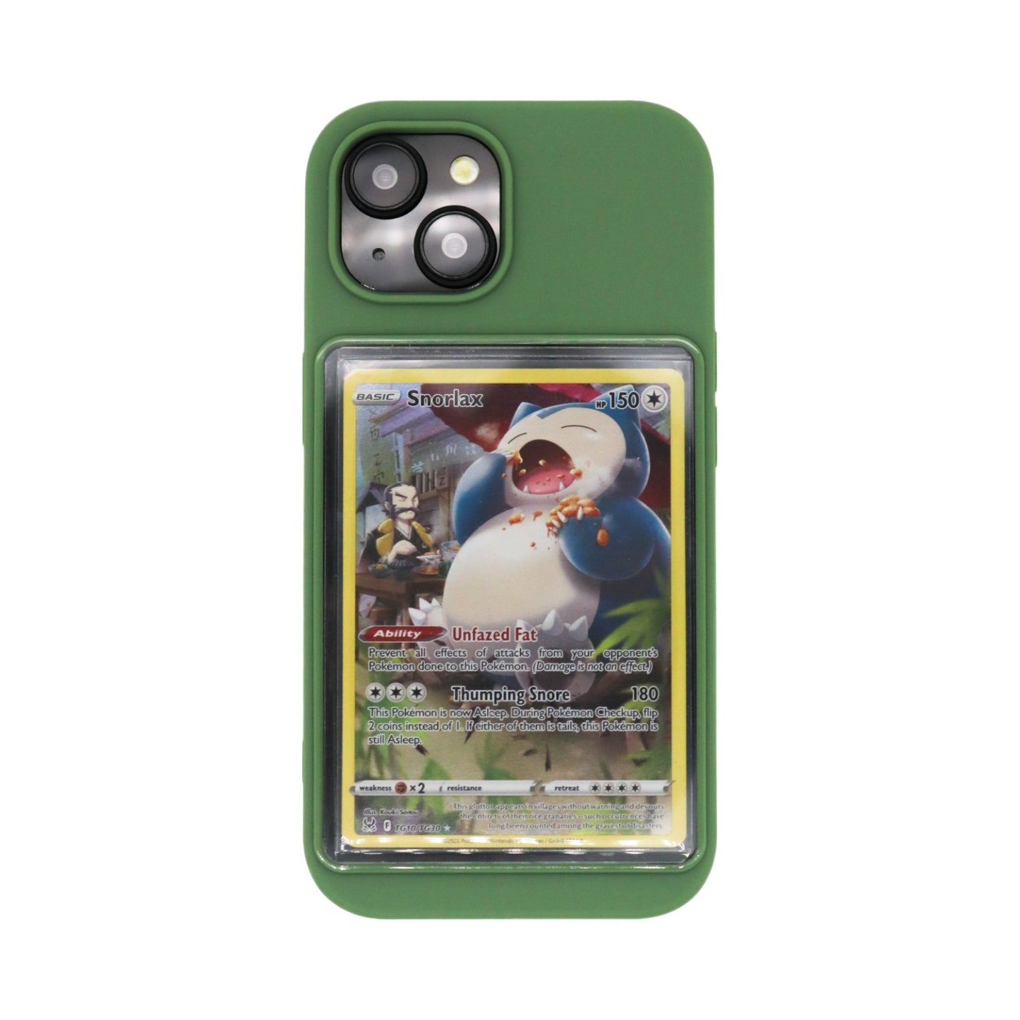 Showcased iPhone 15, The Trading Card Phone Case